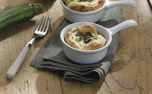 recipe image Cuketové košíčky so slaninou