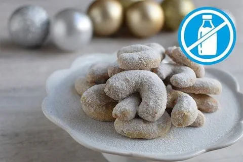 recipe image Vanilkové rožky bez laktózy