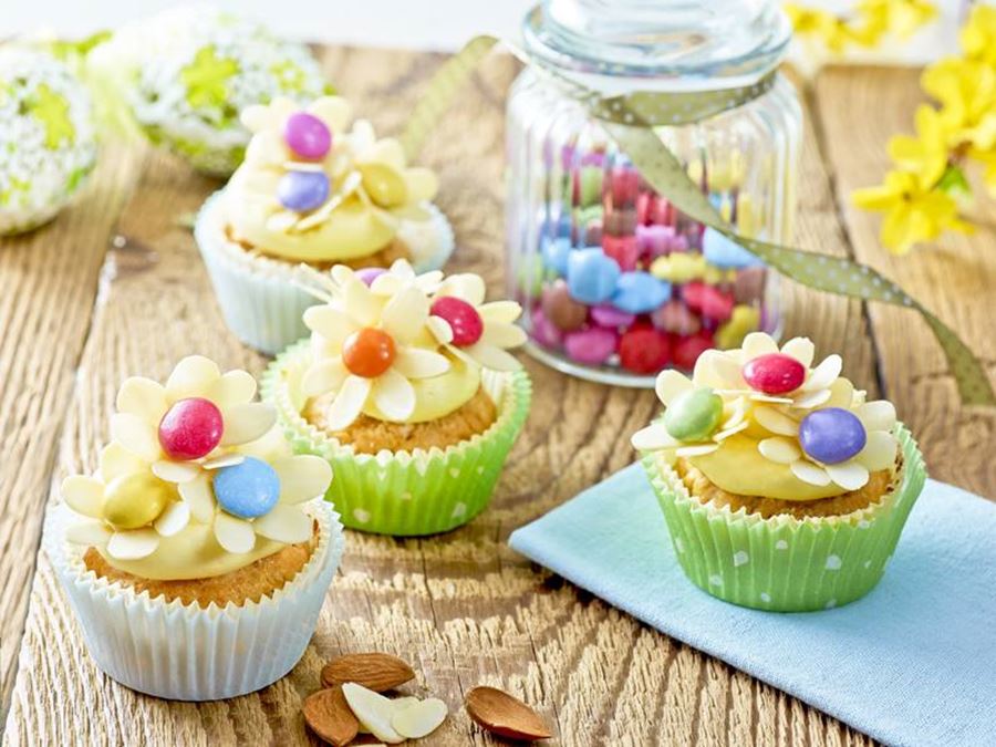 recipe image Rozkvitnutý jarný cupcake